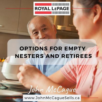 OPTIONS FOR EMPTY NESTERS AND RETIREES 